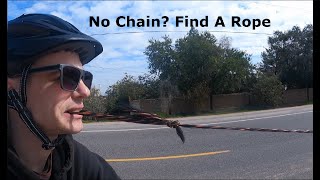 My First Snapped Chain  //  Getting a Tow