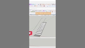 sketchup tutorial ✨️one click staircase plugin 1001bit tool