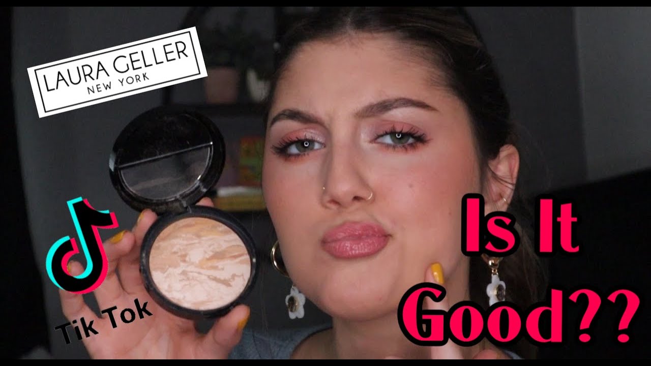 Tik Tok made me buy it Color Correcting Baked Powder Foundation ??? YouTube