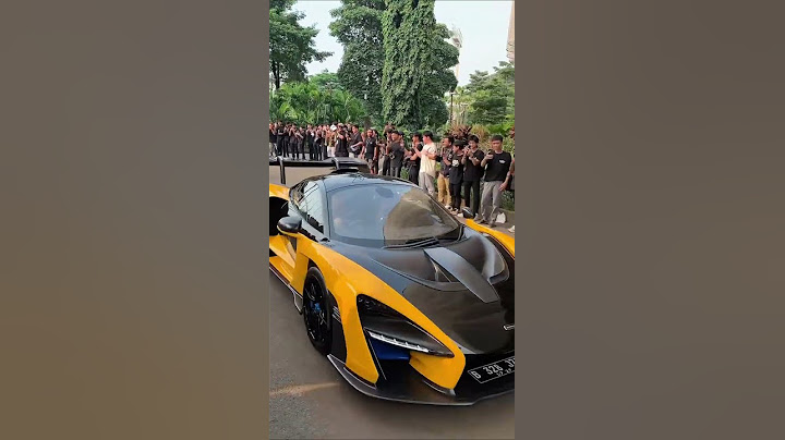 McLaren lu warna apa bos #mclaren #mclarensenna #timothyronald #kalimasada #masukberanda #sportcar