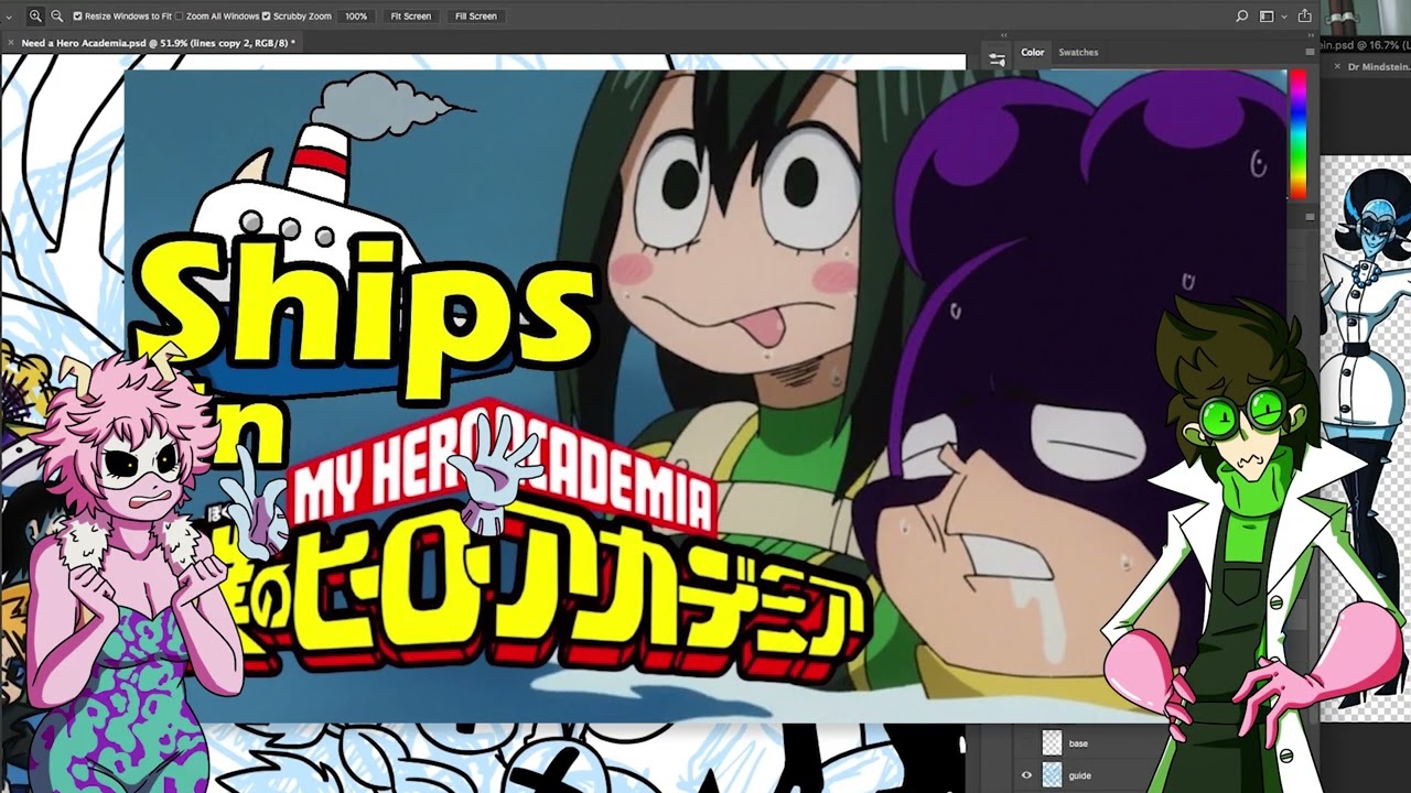 Dr Crafty! Ep74 - I Need A Hero Academia Pt. 4 (Art Segment)