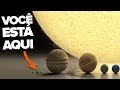 ESSE VÍDEO FARÁ VOCÊ REPENSAR SOBRE SUA EXISTÊNCIA - O TAMANHO DO UNIVERSO