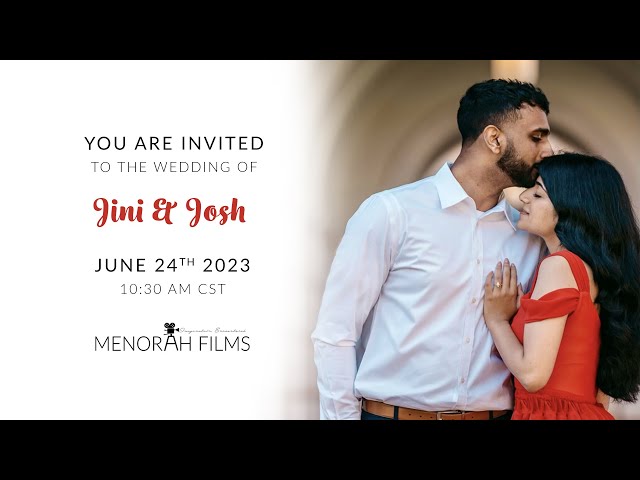 Jini & Josh | 06.24.2023 | Wedding Ceremony | Livestream