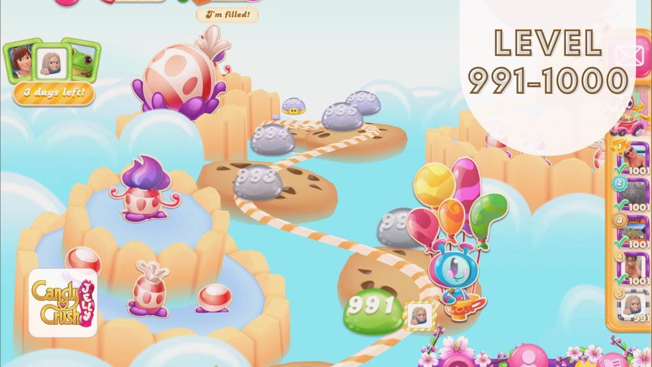 100 Candy Crush Jelly Saga ［ LV.991-1000 ］キャンディクラッシュ