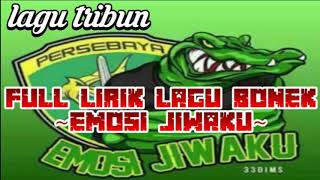Lirik lagu bonek "emosi jiwaku" Full lirk"