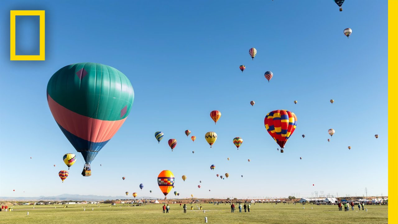 Colorful Time-Lapse of Hot Air Balloons in New Mexico - Short Film Showcase