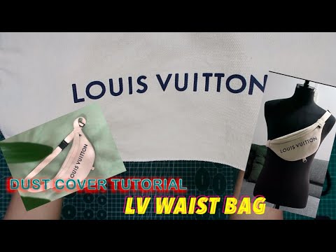 How To Make  LV Dust Bag to Waist Bag #Tutorial #Howto #DIY#Recycle  #Refashion 