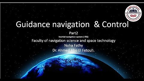 inertial navigation system  INS in Arabic part2