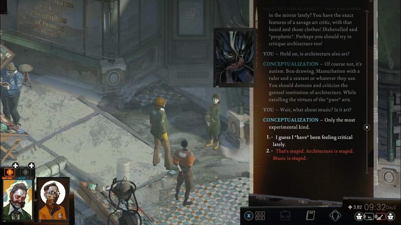 Disco Elysium - The Actual Art Degree - YouTube
