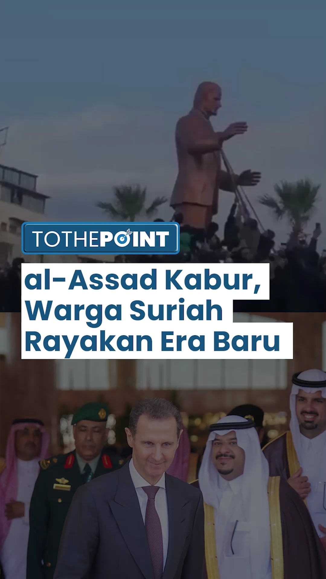 Dipukul Mundur Pejuang Oposisi, Bashar al-Assad Kabur dari Damaskus, Warga Suriah Rayakan Kebebasan!