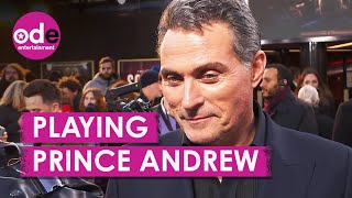 Rufus Sewell at Scoop Red Carpet: "People Thought I Was Cast Wrong For Prince Andrew"