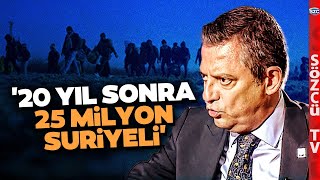 Suriyelilerle İlgili Ağızları Açık Bırakan Oran! Özgür Özel 'Büyük Risk' Diyerek Açıkladı Resimi