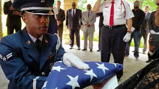 Daddy's Burial - Flag ceremony