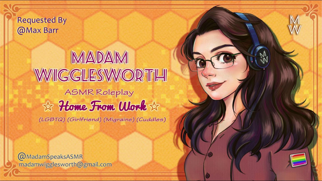 ASMR Voice Acting: Home From Work [LGBTQ] [Girlfriend] [Migraine] [Cuddles]