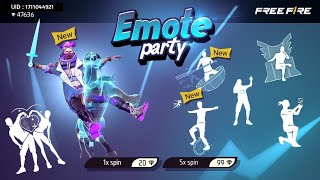 EMOTE PARTY EVENT RETURN 🤯🔥| FREE FIRE NEW EVENT | FF NEW EVENT | UPCOMING EVENT IN FREE FIRE