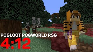 (PB) A Minecraft Speedrun in 4:12 [Pogloot Pogworld RSG]