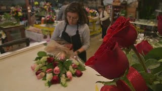 Flower shops preparing for a big Valentine's Day