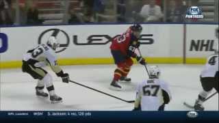Jussi Jokinen beats Fleury with wrister from the slot