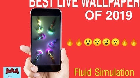 Amazing Fluid Colourful Live Wallpaper for Android 2019   Fluid Simulation App full review by AAA