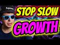 How to stop slow growth during flowering stage