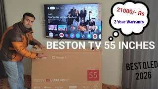BEST 55 INCHES QLED TV | BEST QLED TV 2026| 55 inch | BESTON QLED TV 55 INCH | QLED TV REVIEW