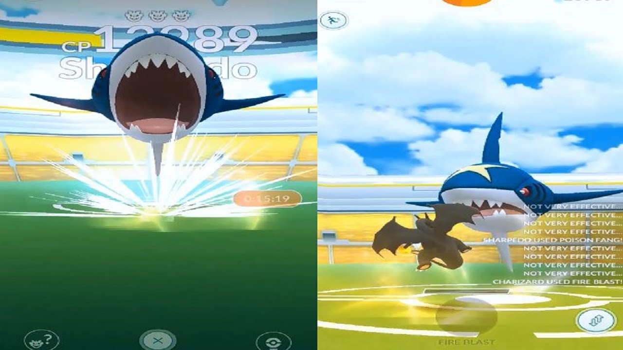 Sharpedo Raid With Weather Boosted Fire 