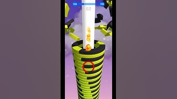 STACK BALL 3D GAMEPLAY SPEED COLOR GAME 🎮 LEVEL 708😀😃😄😅#shorts #shortsfeed #gameplay