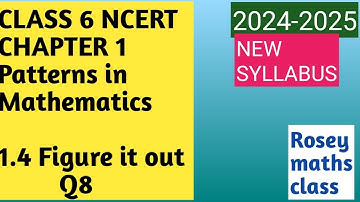 1.4 Q8 Class 6 Patterns in Mathematics/Add up hexagonal numbers#maths #ncert #ganitaprakash