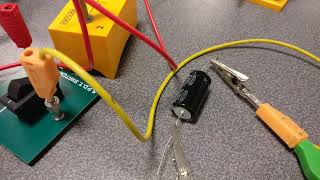 Required A-Level Practical: Capacitor Decay Digital Scope RC = 58s