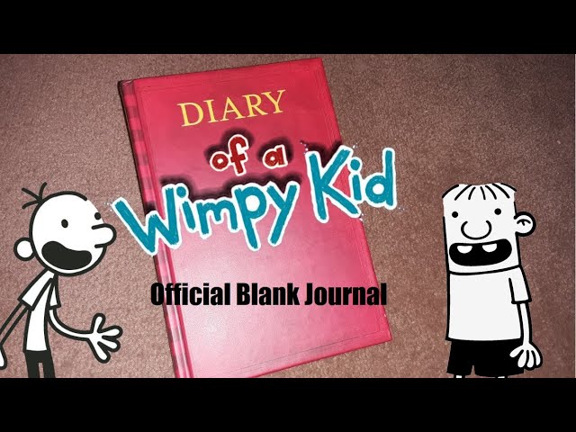Diary of a Wimpy Kid Blank Journal/DIY Bundle (Display - filled