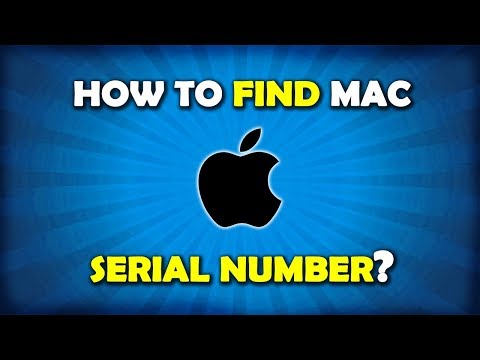 वीडियो: मेरे मैकबुक पर सीरियल नंबर कहां है?