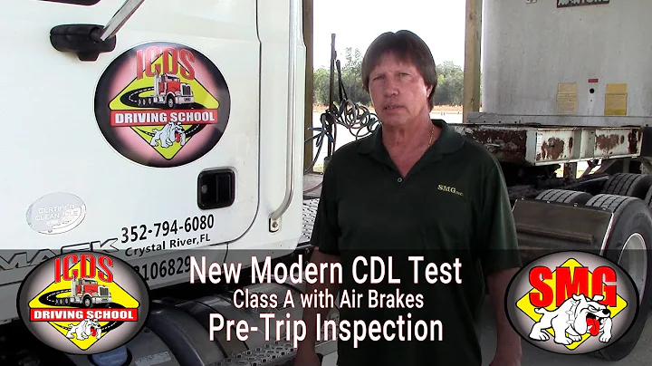 Modern CDL Test Class A w/Air Pre-Trip Inspection