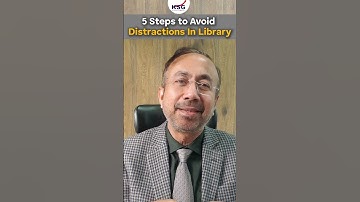 5 Steps To Avoid Distractions In Library  | Dr Khan | Short Video | KSG INDIA