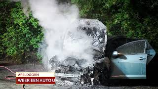 Schade bij blikseminslag aan de Loolaan en weer auto uitgebrand in de Maten