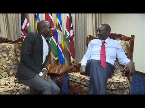 CRAZY KENNAR ACTS WITH WILLIAM RUTO