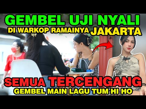 GEMBEL UJI NYALI Di Warkop Ramai Jakarta, Semua Tercengang Gembel Main Lagu TUM HI HO