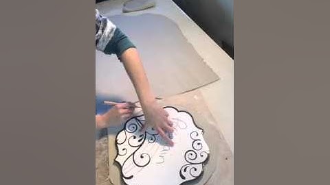 Slab building a plate with a thrown foot.....part 1 #pottersofperiscope