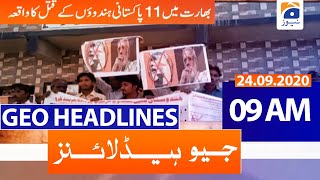 Geo Headlines 09 AM | 24th September 2020