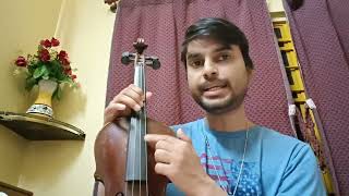 How to tune a violin | Violin lesson in bengali |বেহালা কিভাবে বাজাতে হয়