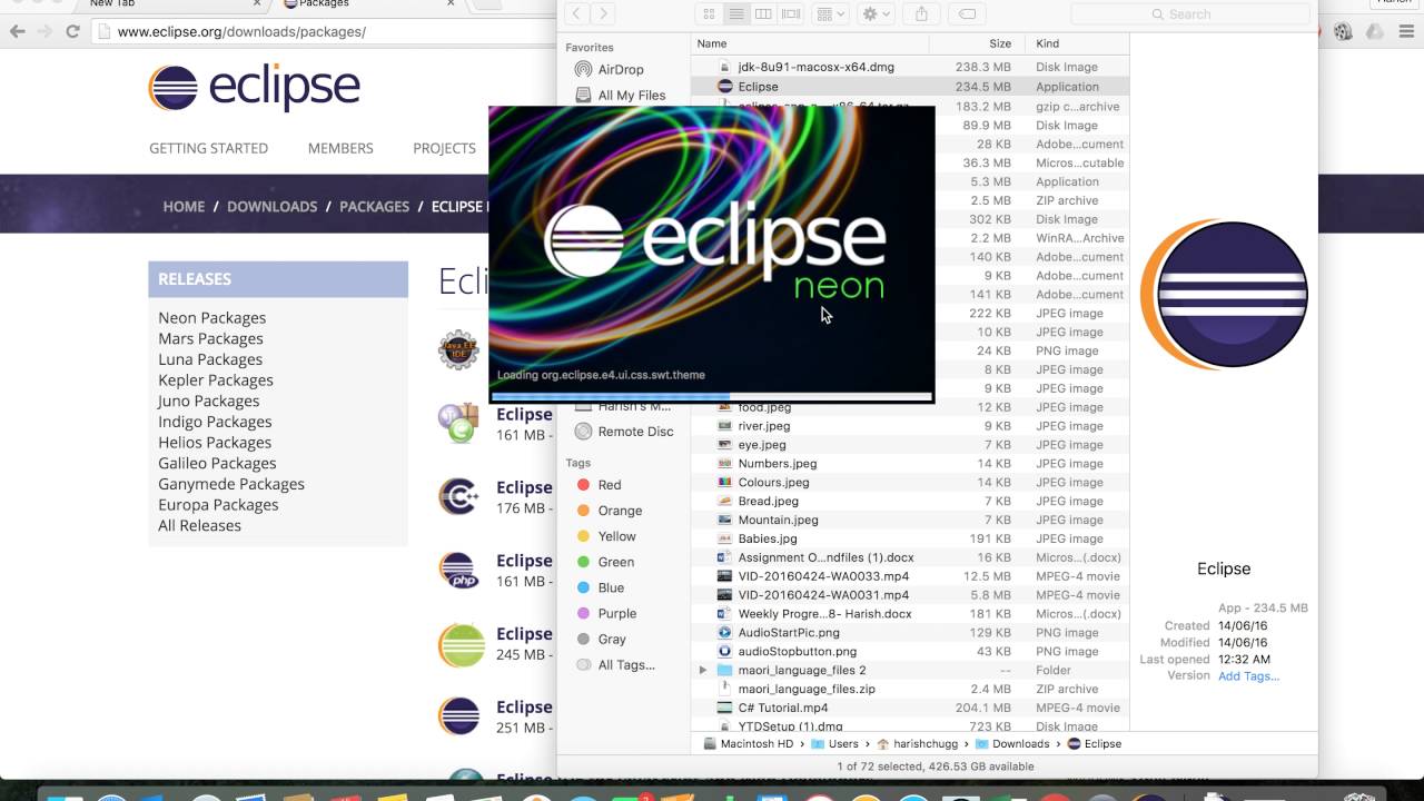 Eclipse mac android