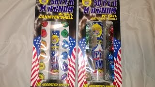 Super Magnum W/ Tail Canister Shells by World Class Fireworks