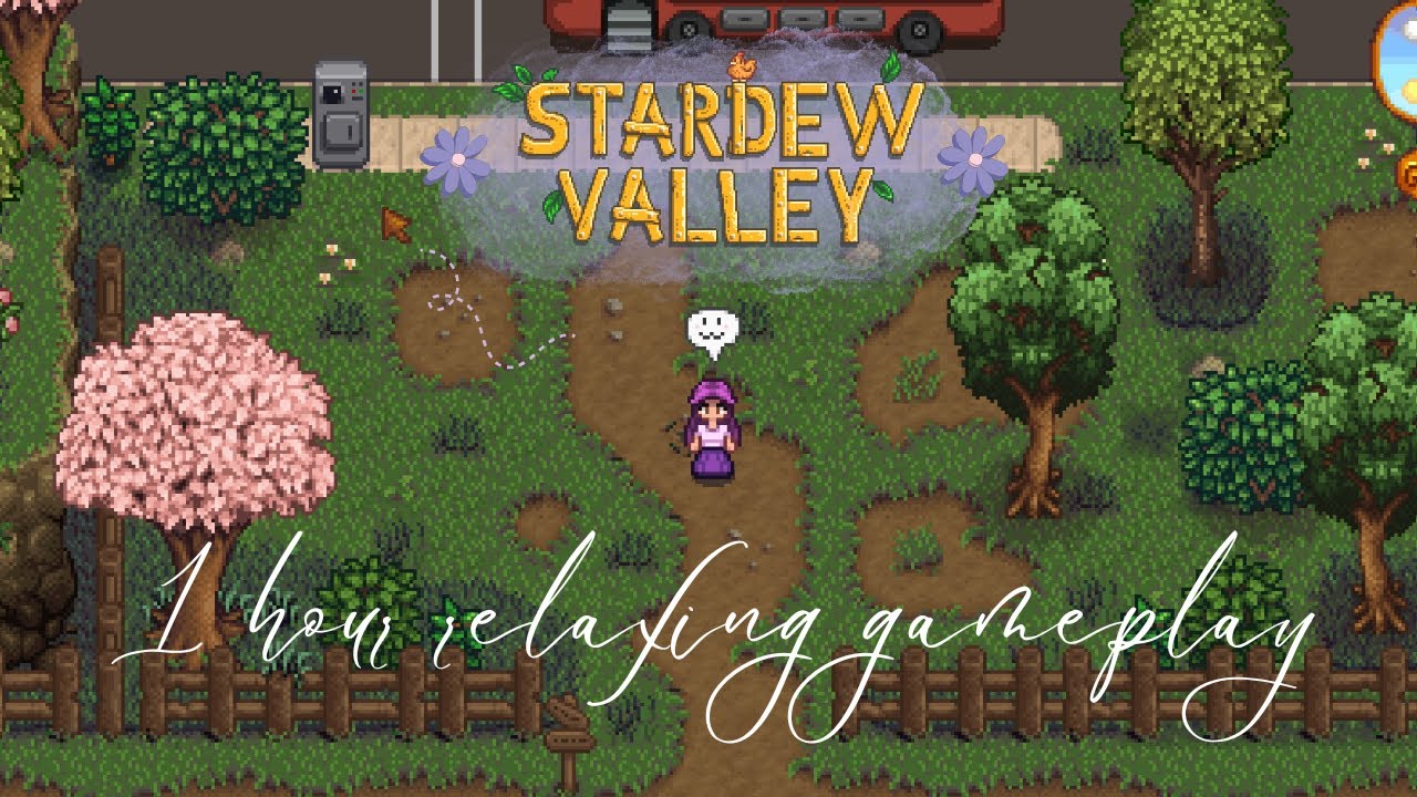 Relaxing 1-hour of Stardew Valley Gameplay | No commentary - YouTube
