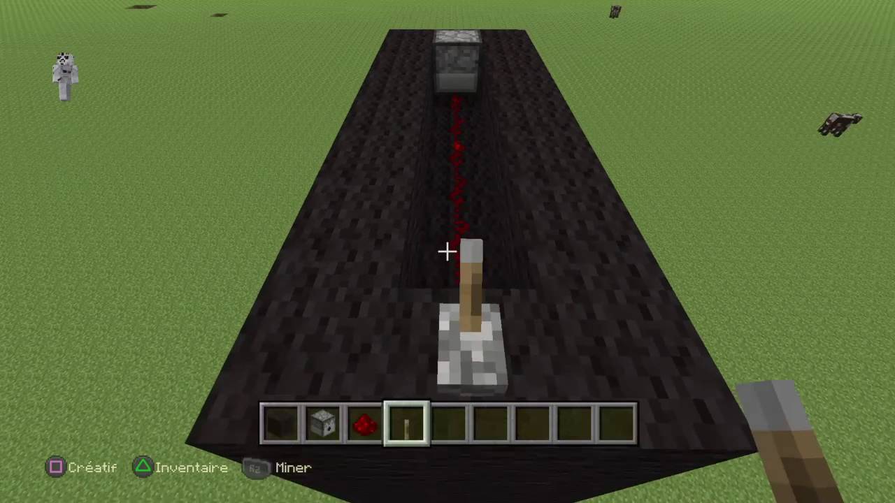 (tuto)comment faire un pistolet qui tire des flamme sur minecraft - YouTube