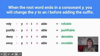 Word Study Lesson 2 Week 13: Spelling Rules