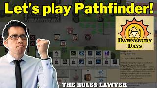 I hardly EVER play Pathfinder 2e. So let's play Dawnsbury Days! (Rules Lawyer)