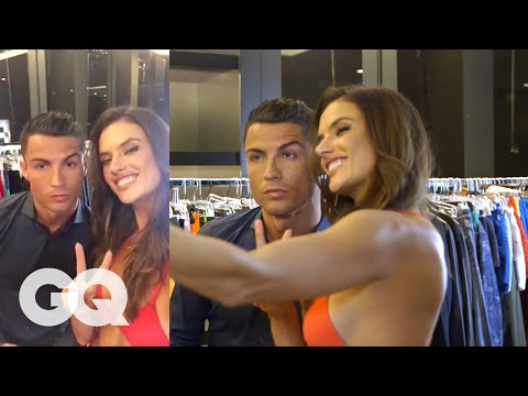 Behind the Scenes of Alessandra Ambrosio's GQ Body Issue Shoot with Cristiano Ronaldo | GQ
