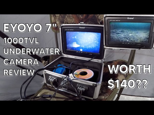 EYOYO 1000TVL Underwater Fishing Camera Review. Worth the $140? Ice Fishing  2022. Maine. 