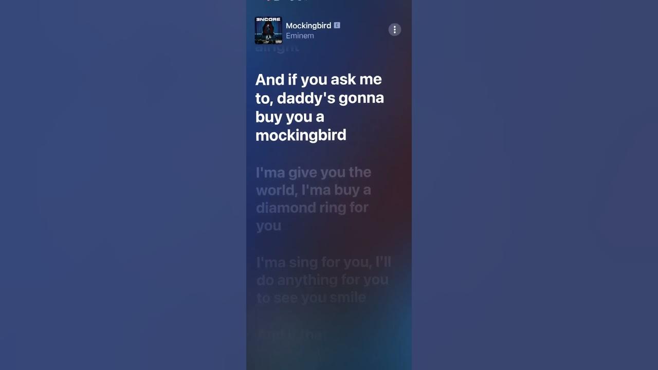 Mockingbird Sped Up - Eminem
