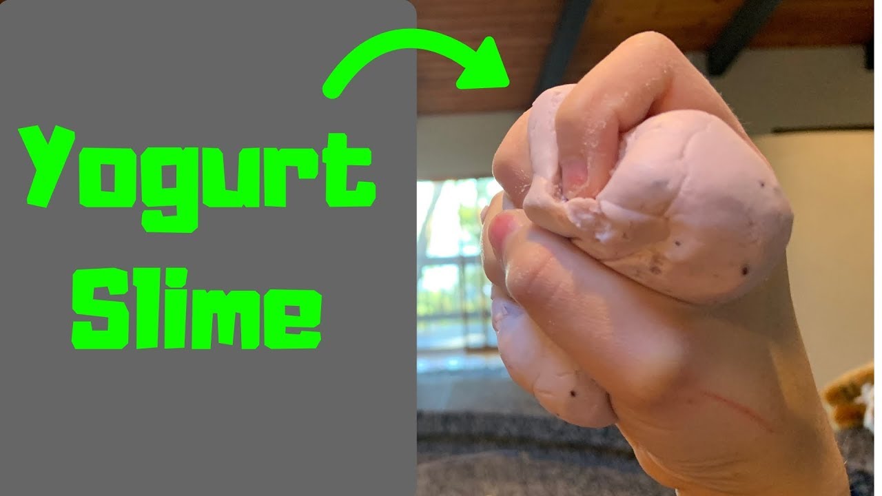 How To Make Cool Yogurt Slime YouTube