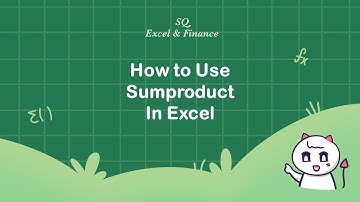 Learn How to Use Sumproduct Function in Excel in 3 Minutes